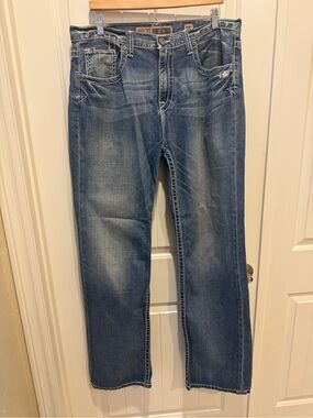 BKE SETH Y2K VINTAGE MENS 36x36 BUCKLE TALL JEANS